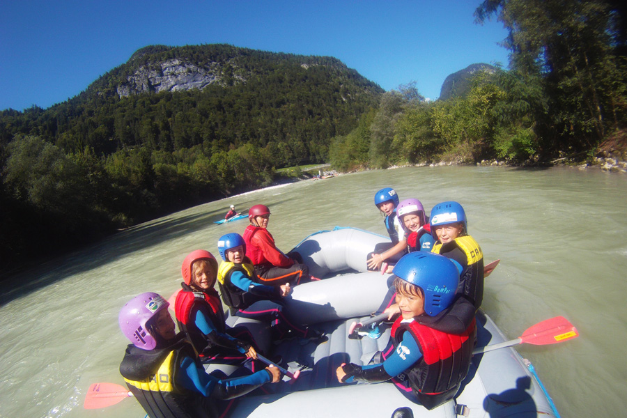 Rafting auf der Saalach